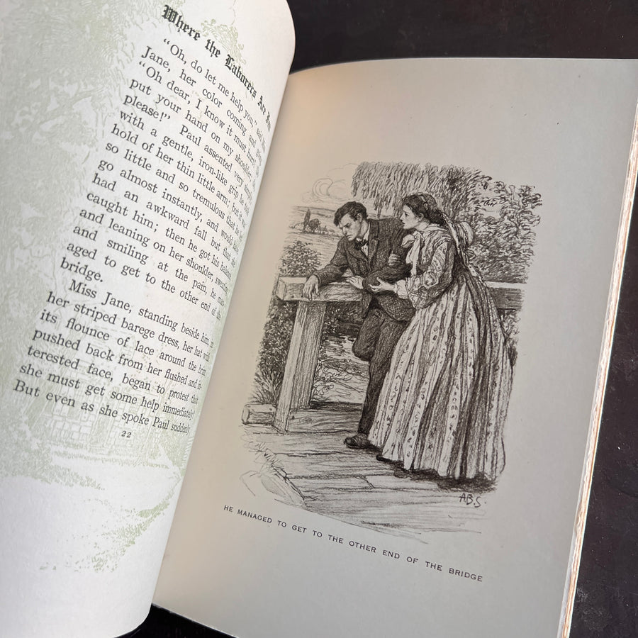 When the Laborers Are Few By Margaret Deland (1909) | Illustrated | Harper Edition| Art Nouveau Cover