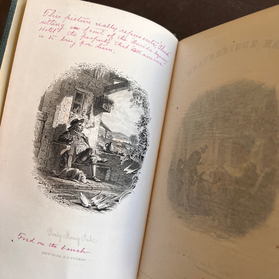 1869 - Washington Irving’s- Bracebridge Hall. Or The Humorists. A Medley, By Geoffrey Crayon, Gent