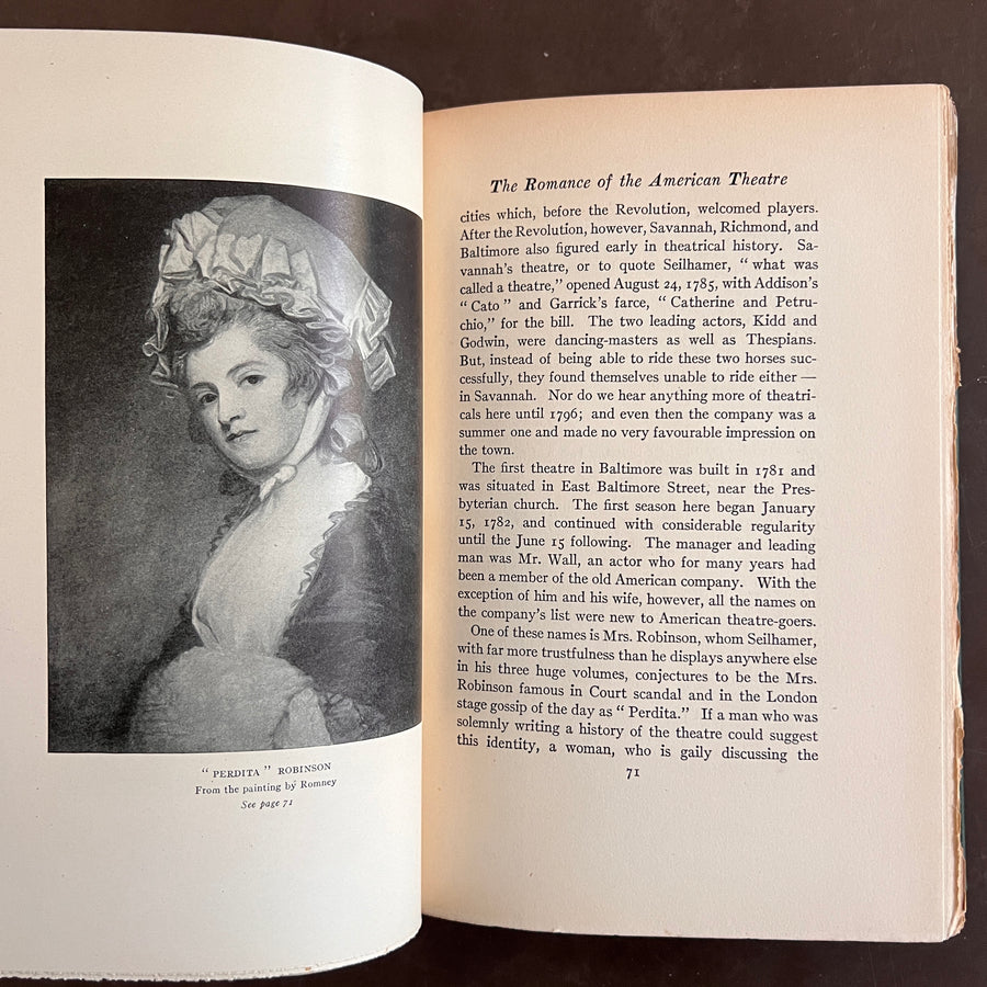 1913 - The Romance of the American Theatre, First Edition