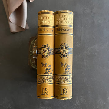 Louisa M. Alcott Novels in Golden Yellow __ Each Sold Individually