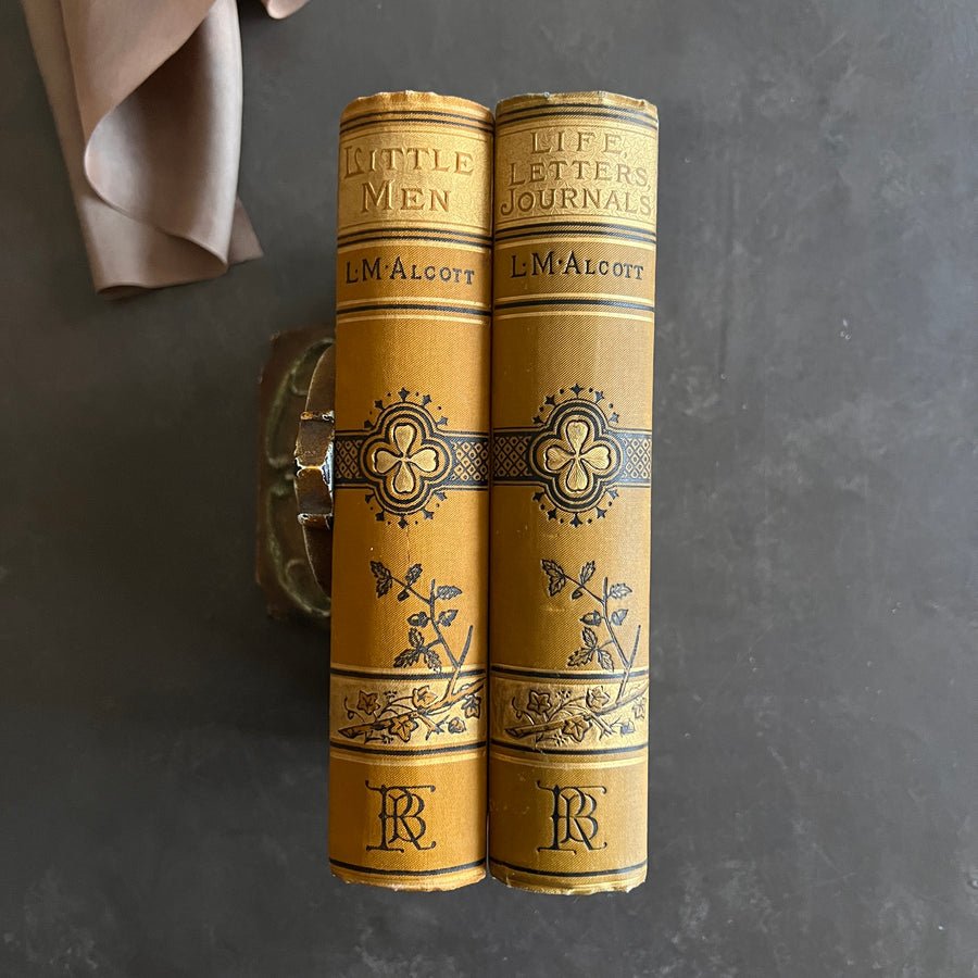 Louisa M. Alcott Novels in Golden Yellow __ Each Sold Individually