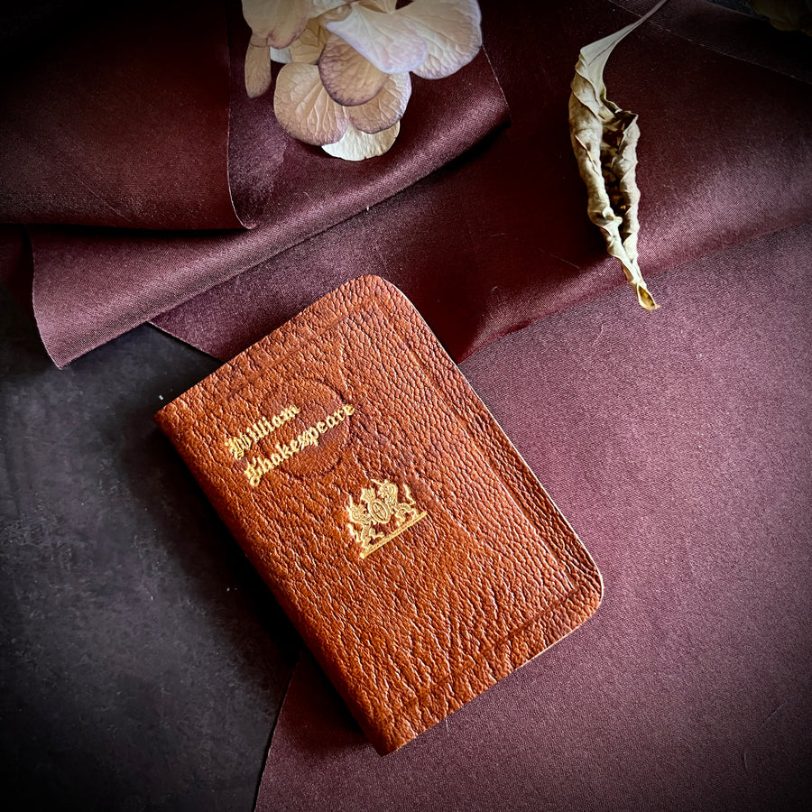 William Shakespeare — Miniature Works (24-Volume Set in Original Box | Leather Bound | c. 1920