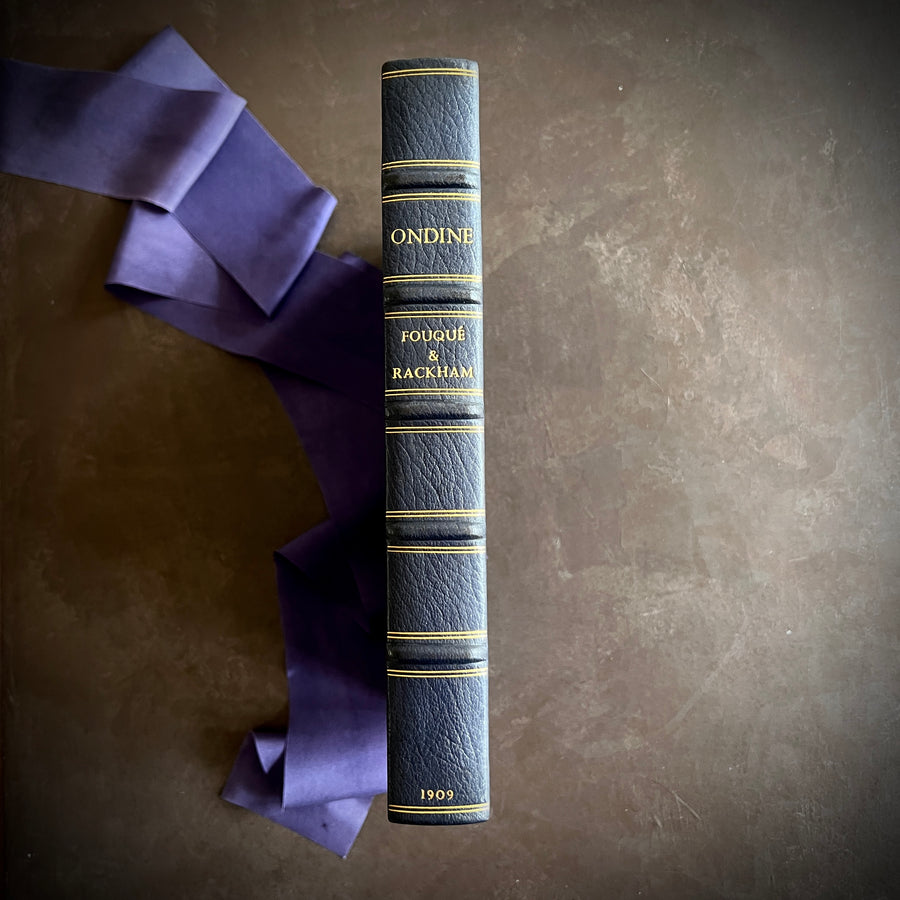 Undine | 1909 First Rackham Edition (Trade) | Illustrated by Arthur Rackham | Rebound in a Fine Leather Binding | Rare