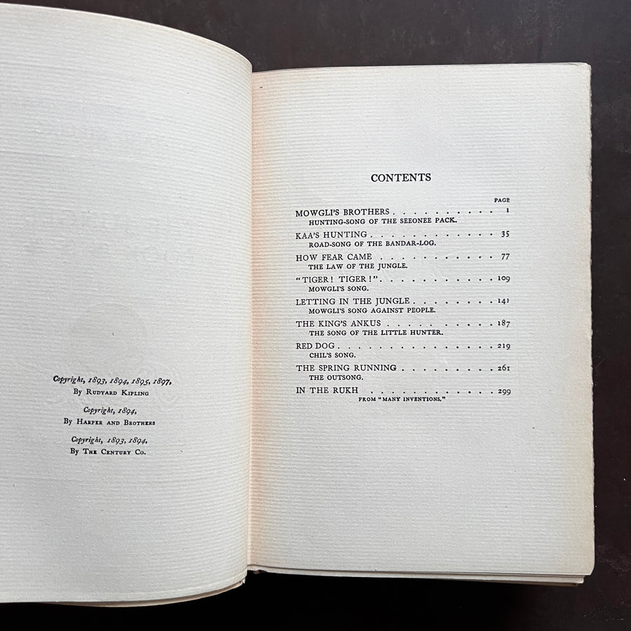 1917 - Rudyard Kipling’s- The Jungle Book & The Second Jungle Book