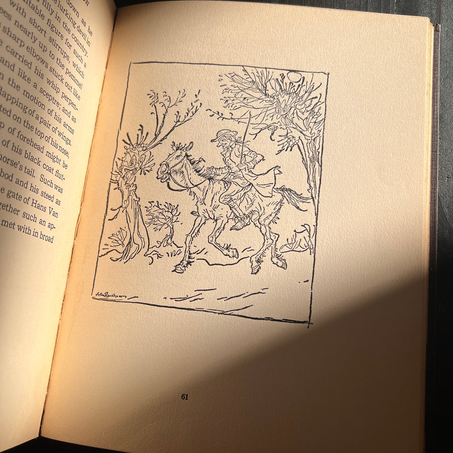 The Legend of Sleepy Hollow by Washington Irving | Illustrated by Arthur Rackham | 1928 First Edition