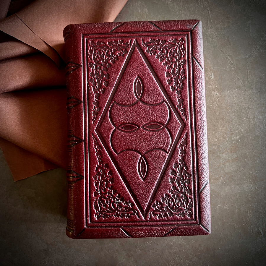 The Poetical Works of Goldsmith, Smollett, Johnson, and Shenstone (1853) — Fine Binding, Full Leather, Gilt Gauffering, Illustrated