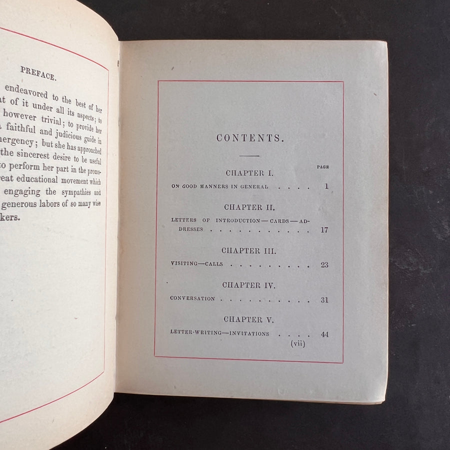 Good Manners Book: A Manual of Etiquette in Good Society (c.1870s)