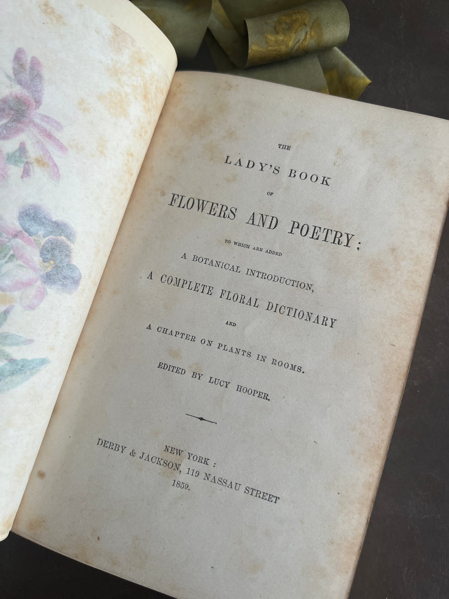 The Lady’s Book of Flowers and Poetry | 1859