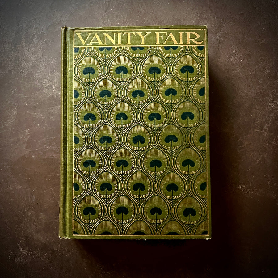 1893 - Vanity Fair; A Novel Without a Hero ( Peacock-Feather Design)
