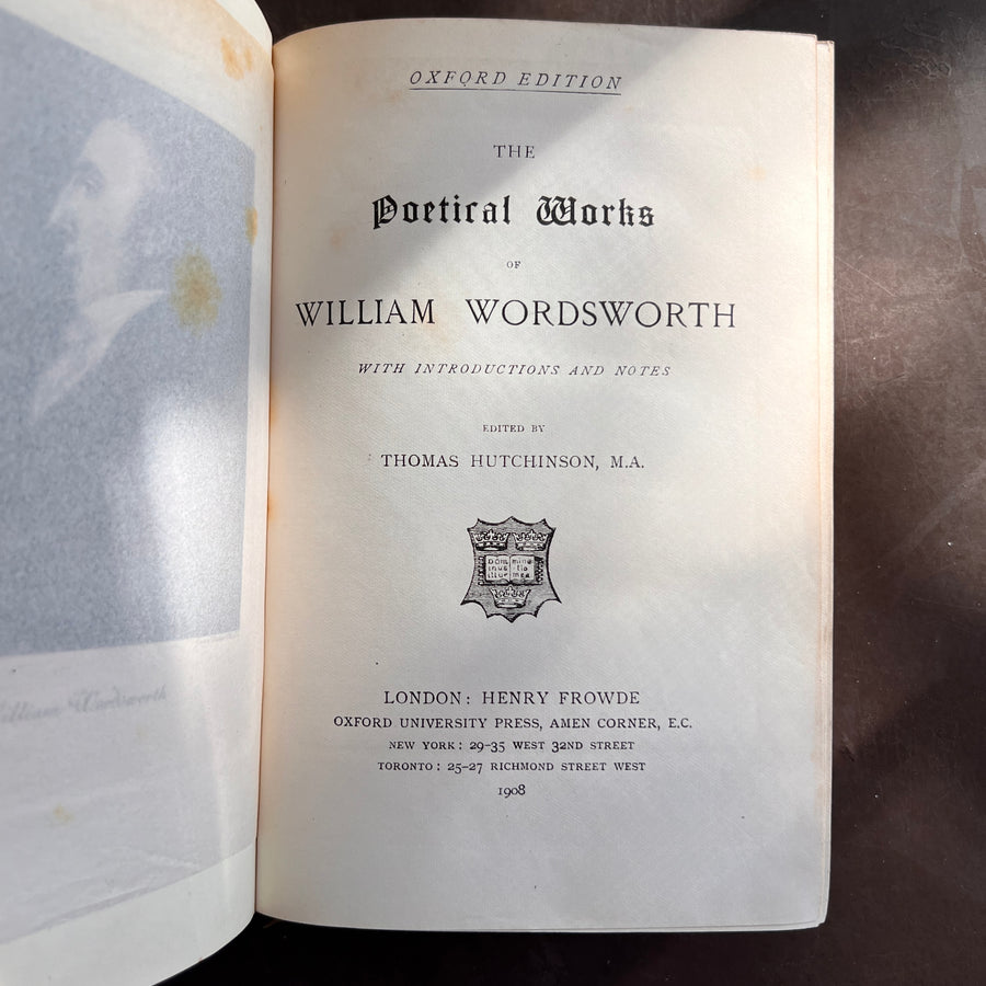 1908 - The Poetical Works of William Wordsworth