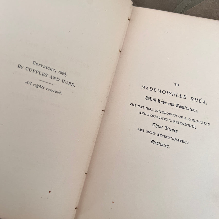 1888 - Margaret and The Singer’s Story