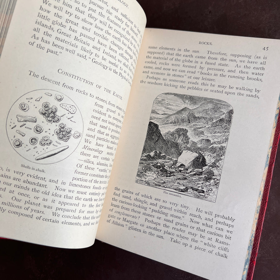 1899 - Wonders of Rocks, Plants and Animals; Being A Popular Account of the Earth and Its History, Minerals and Fossils, And of the Classes Of Animals and Plants, Their Structure and Mode of Life.