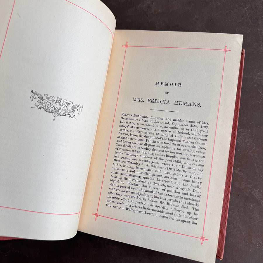 The Poetical Works of Mrs. Felicia Hemans (c.1880)