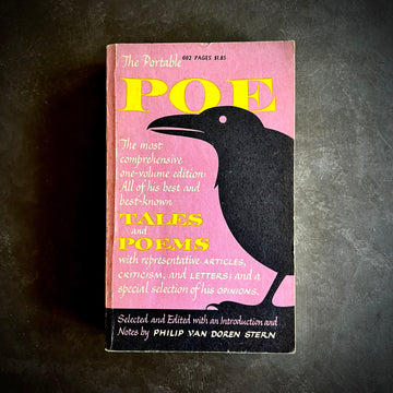 1966 The Portable Edgar Allan Poe – Viking Portable Library – Tales, Poems & Letters