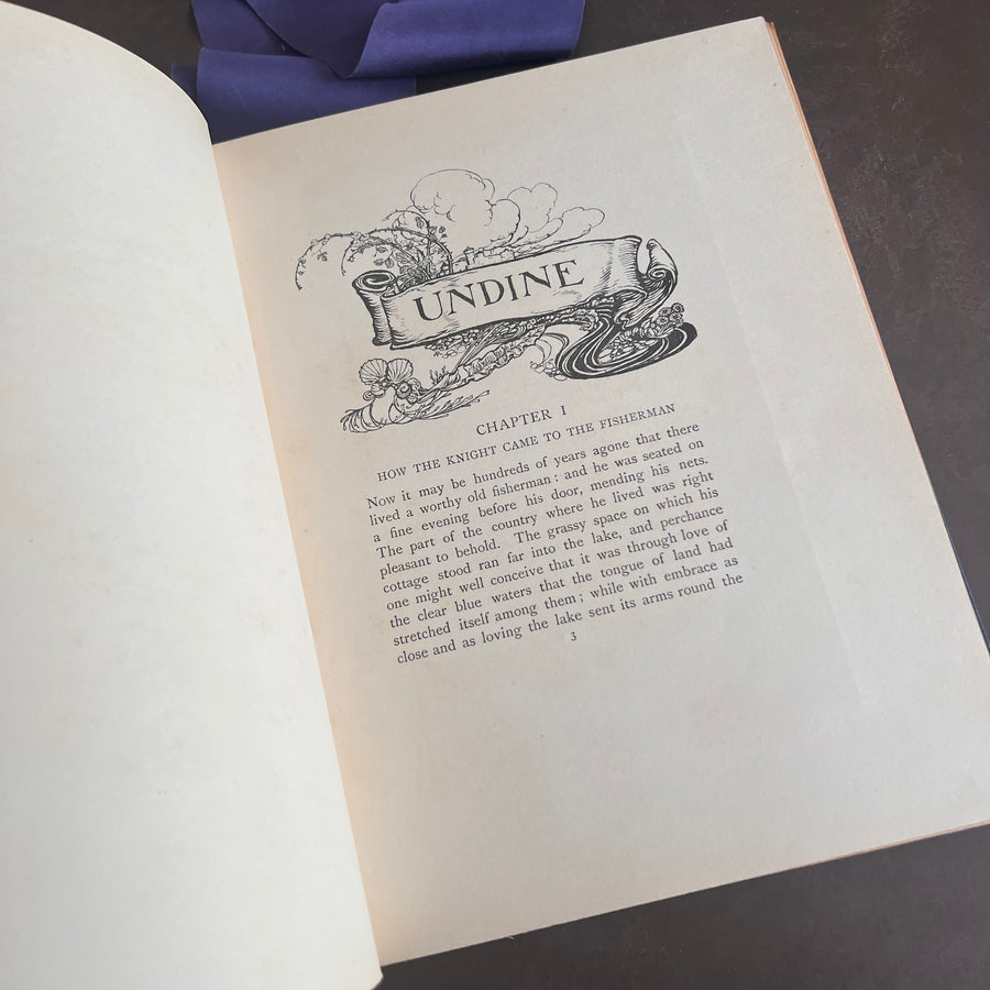 Undine | 1909 First Rackham Edition (Trade) | Illustrated by Arthur Rackham | Rebound in a Fine Leather Binding | Rare