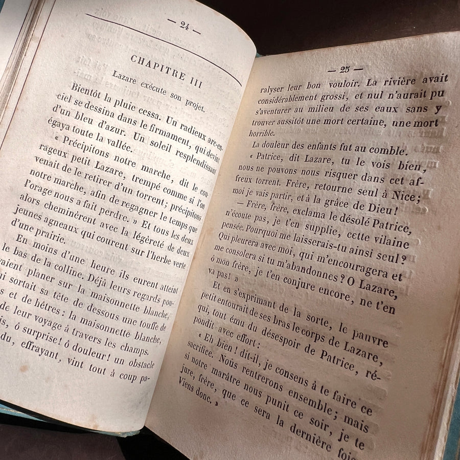 Le Petit Matelot by Césarie Farrenc (1858) – French Cartonnage Romantique Binding by Mame et Cie, Tours