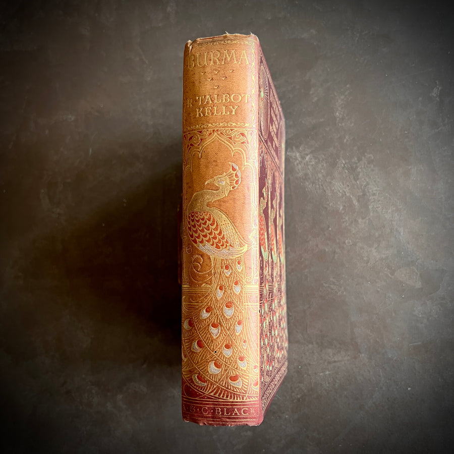 Burma Painted & Described by Talbot Kelly | First Edition, 1905 | A & C Black “Peacock Binding