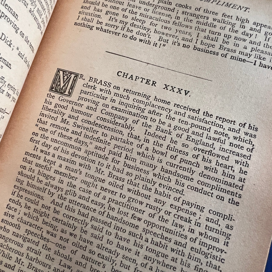 The Old Curiosity Shop — Charles Dickens — Arundel Series Decorative Victorian Edition (c. 1880s–1890s)