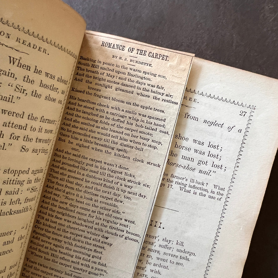 1862 - Sander’s Union Reader: Number Three Containing Exercises in Reading, Definitions, Articulation, Etc.