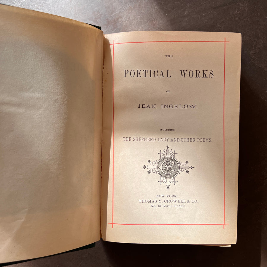 c.1880s - The Poetical Works of Jean Ingelow