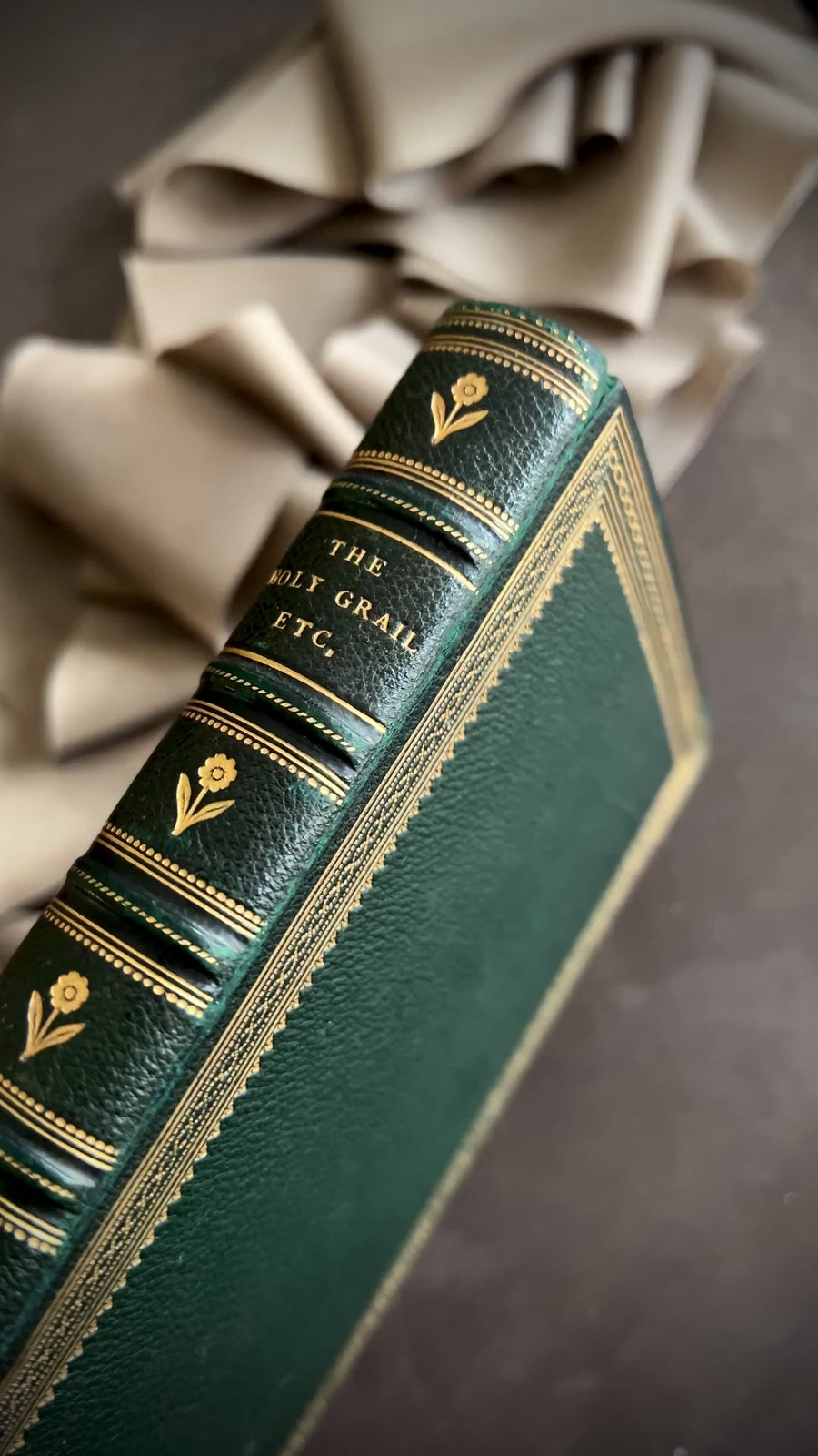 The Holy Grail & Other Poems by Alfred Tennyson(1870) – Fine Binding with Fore-Edge Painting | Strahan & Co., London