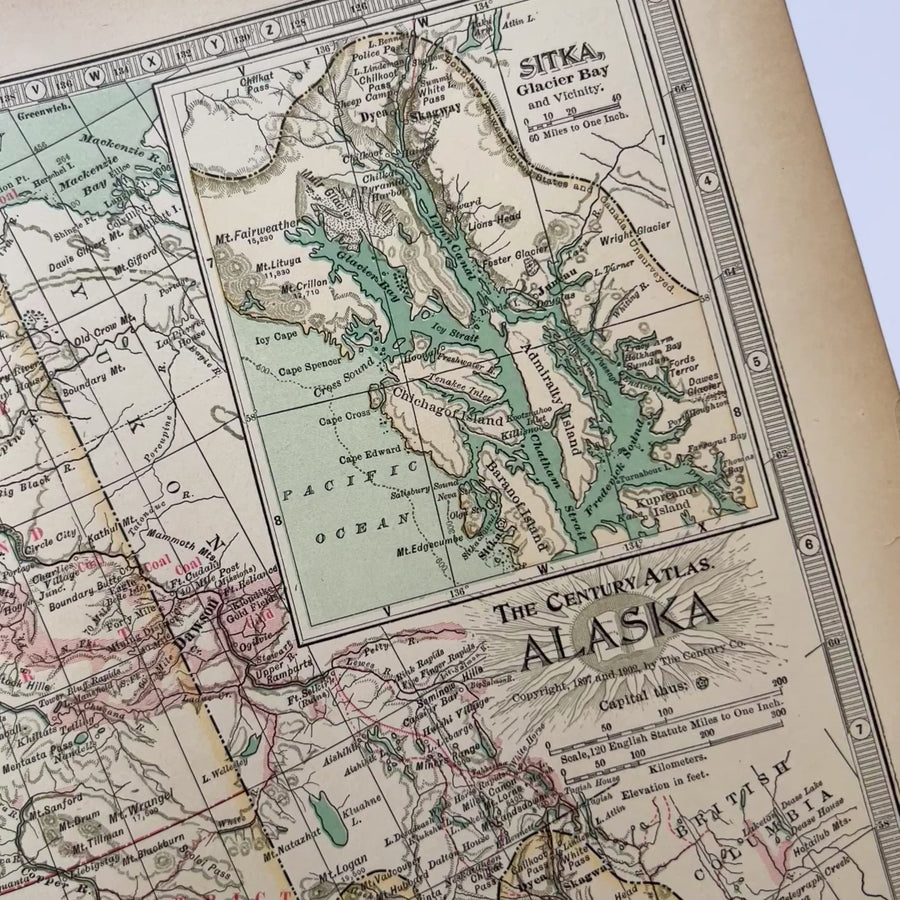 1902 - Map of Alaska