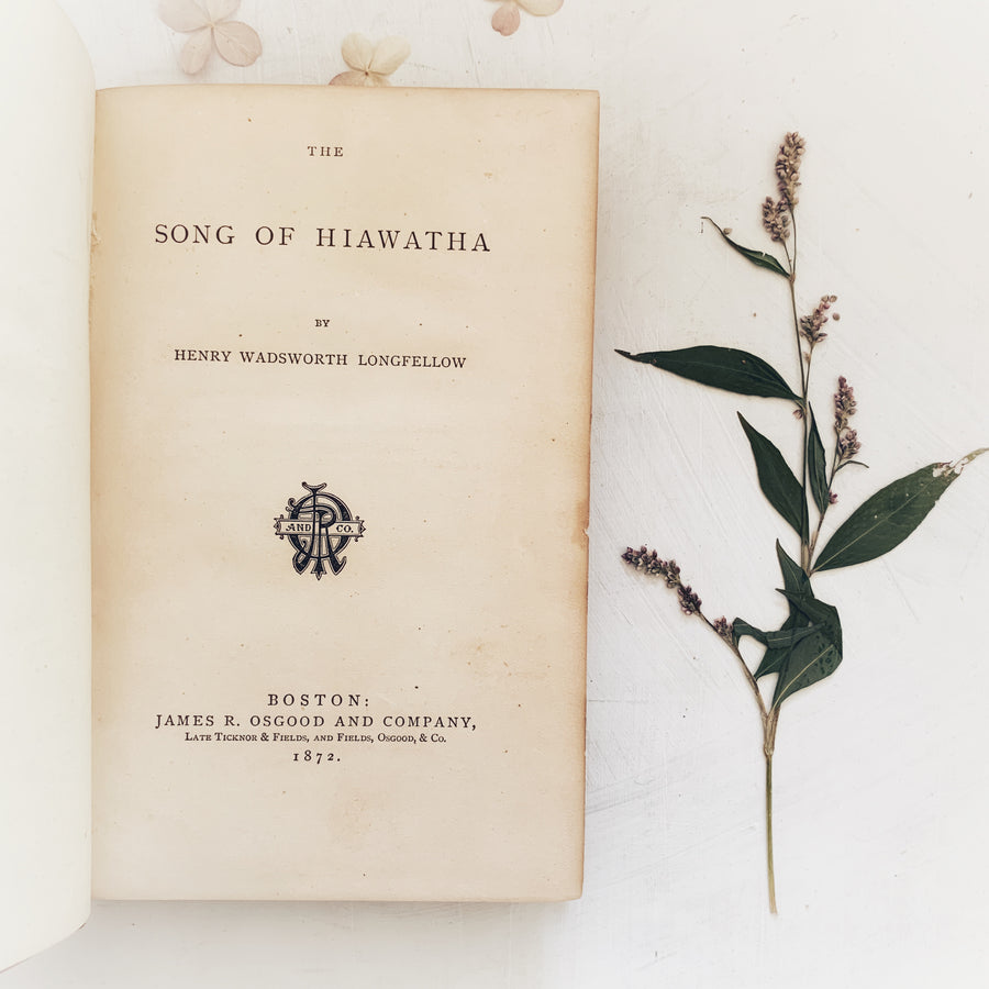 1872 - The Song of Hiawatha