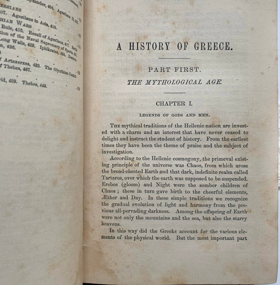 1883 - A History of Greece, From the Earliest of Times to the Present
