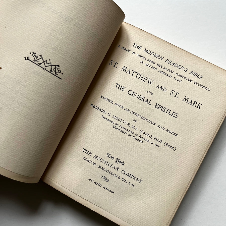 1898-1899 - The Modern Reader’s Bible