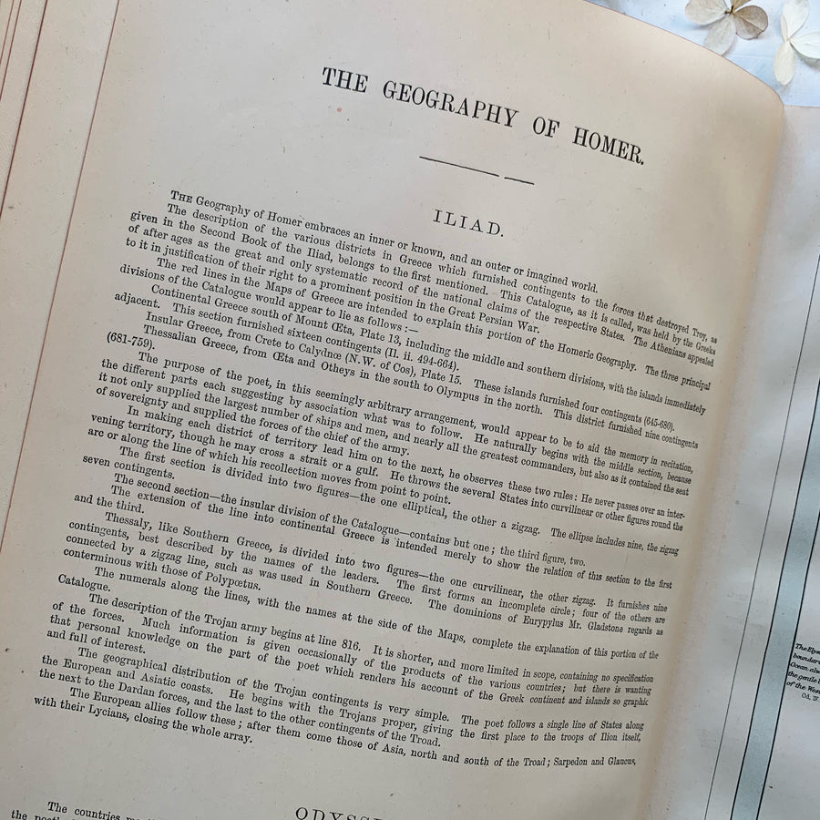 1886 - Ginn & Company’s Classical Atlas, First Edition
