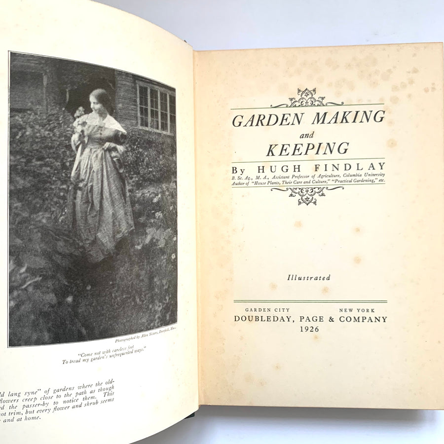 1926 - Garden Making and Keeping
