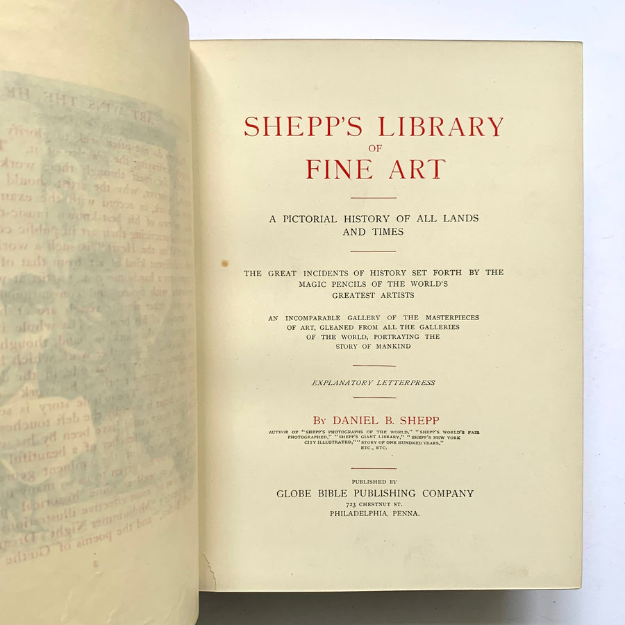 1901 - Shepp’s Library of Fine Art