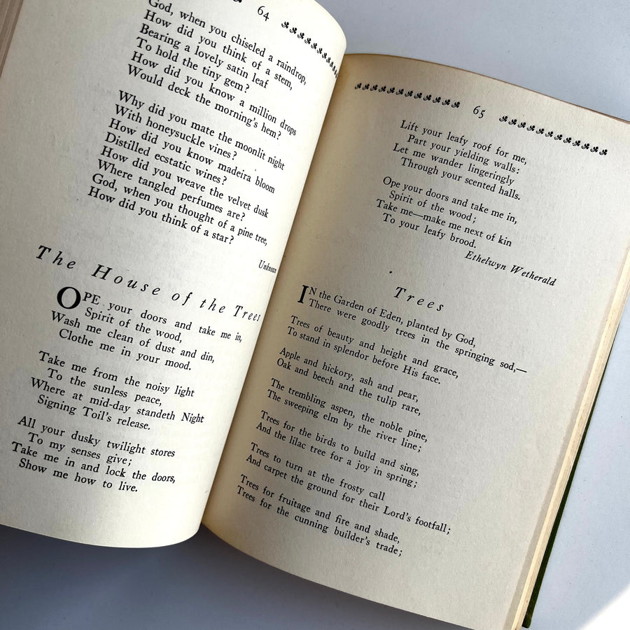 1927 - The Nature Lover’s Knapsack, An Anthology of Poems For Lovers Of The Open Road