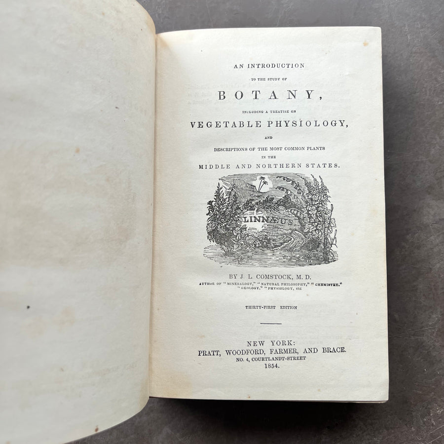 1854 - An Introduction to the Study of Botany, Including a Treatise On Vegetable Physiology, And Descriptions of the Most Common Plants In The Middle and Northern States
