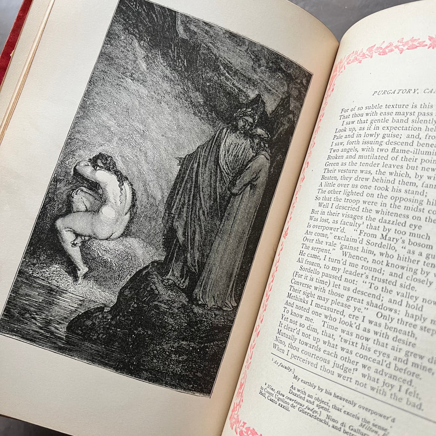 c.1880 - The Vision; Or Hell, Purgatory, & Paradise of Dante Alighieri