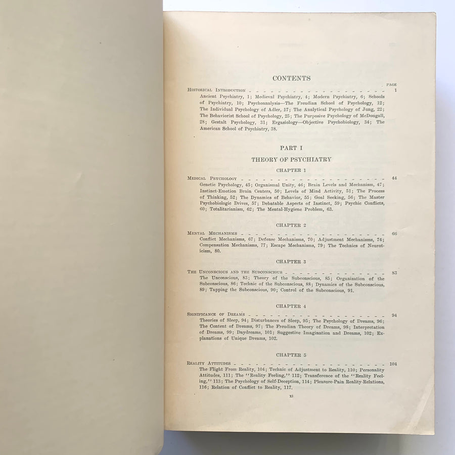 1936 - Theory and Practice of Psychiatry, First Edition