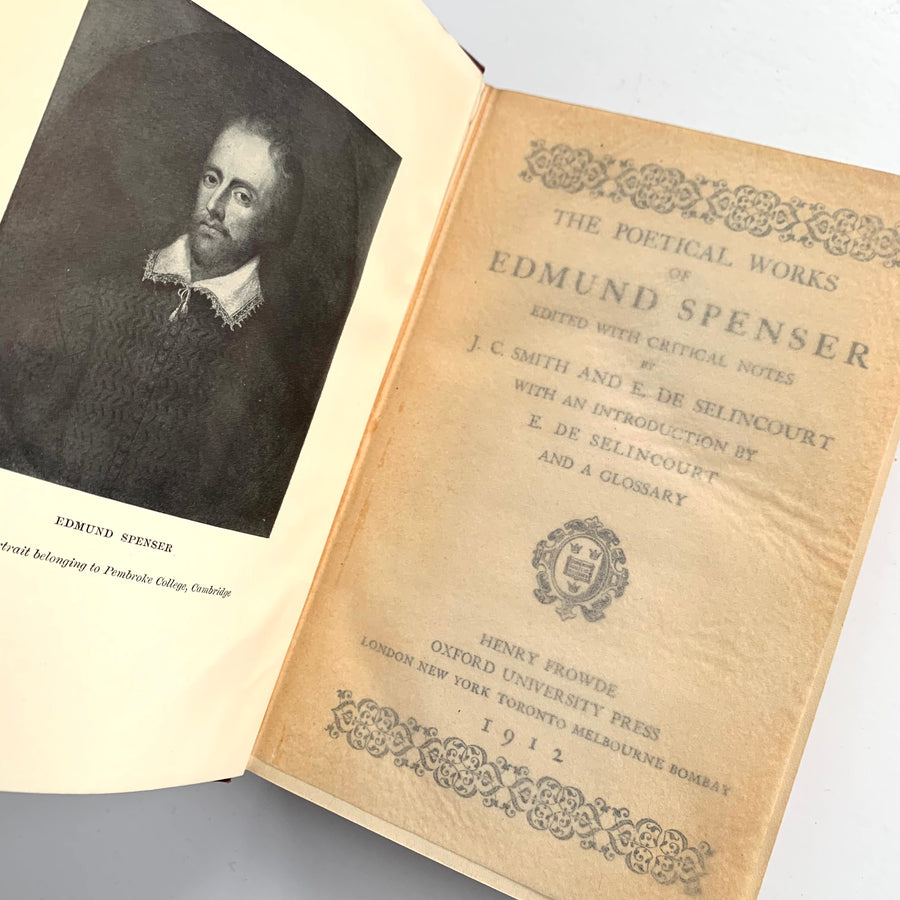 1912 - The Poetical Works of Edmund Spencer