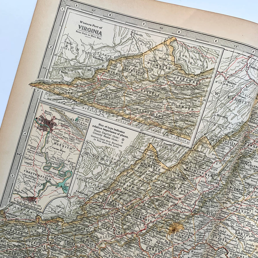 1902 - Map of Virginia