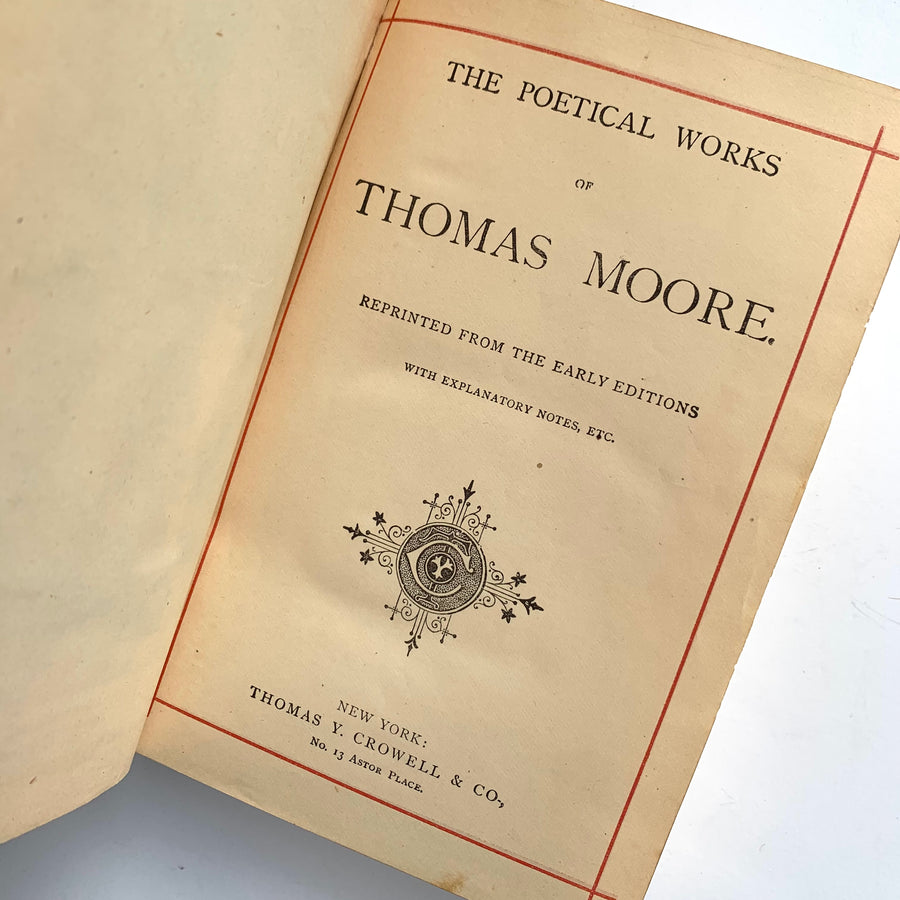 c. 1880s - The Poetical Works of Thomas Moore