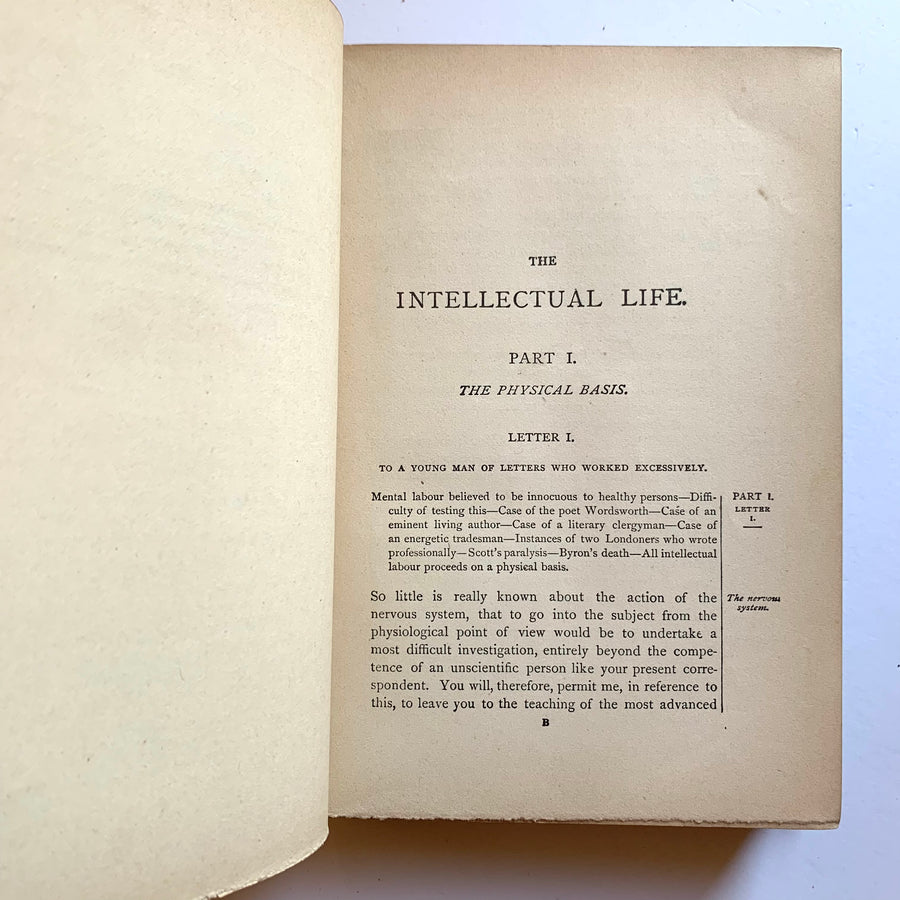 1875 - The Intellectual Life