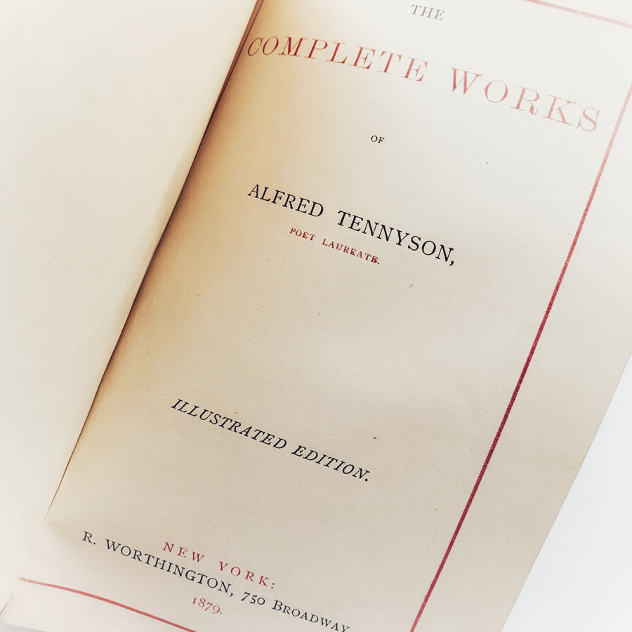 1879 - The Complete Works of Alfred Tennyson