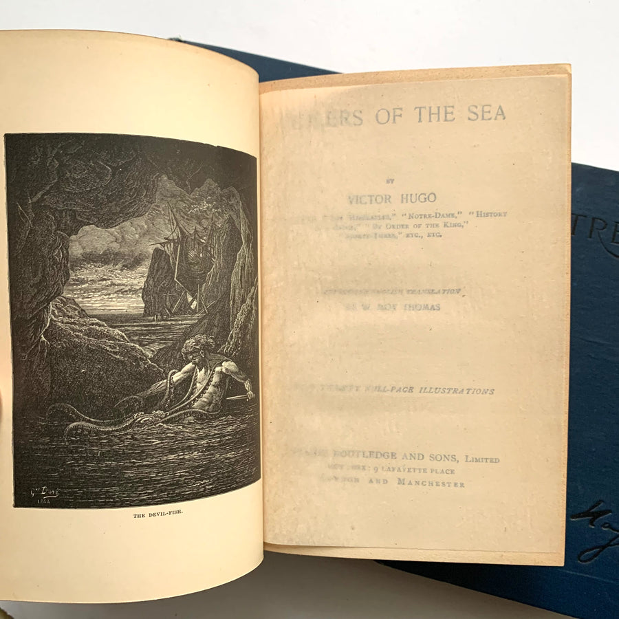 c.Late188os - Victor Hugo Set,Notre-Dame, Toilers of the Sea, By Order of the King