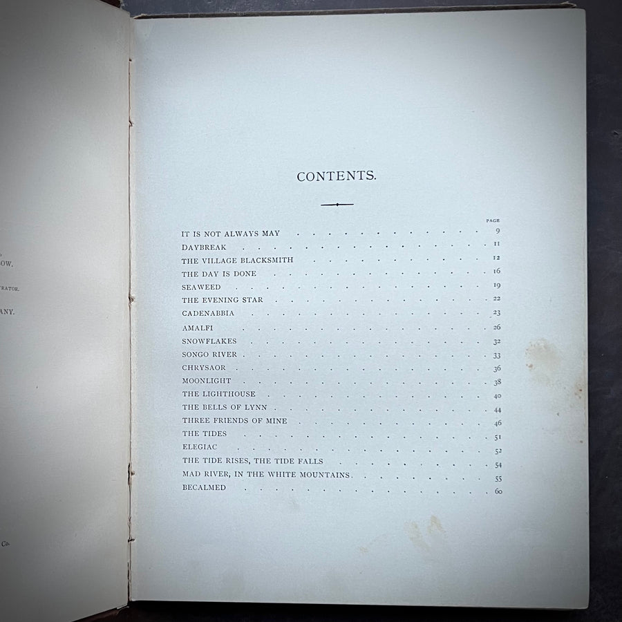 1884 - Twenty Poems From Henry Wadsworth Longfellow