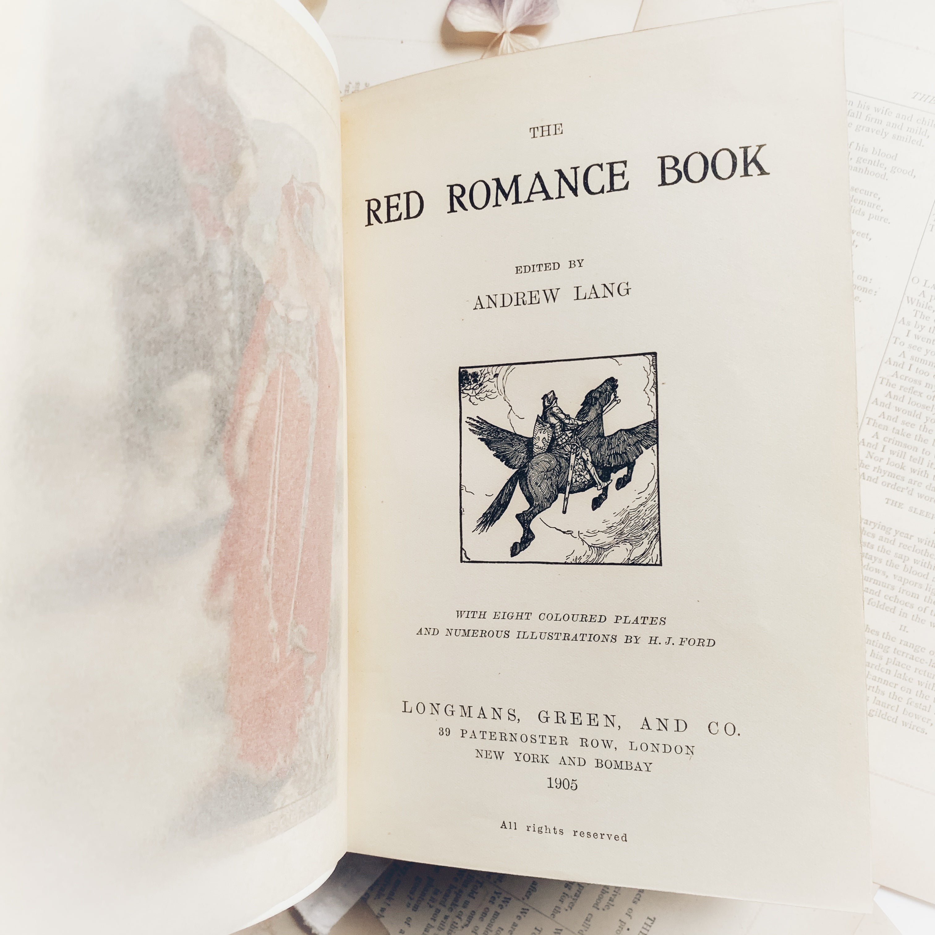 1905 - The Red Book of Romance, First Edition – Honey Bee Mill