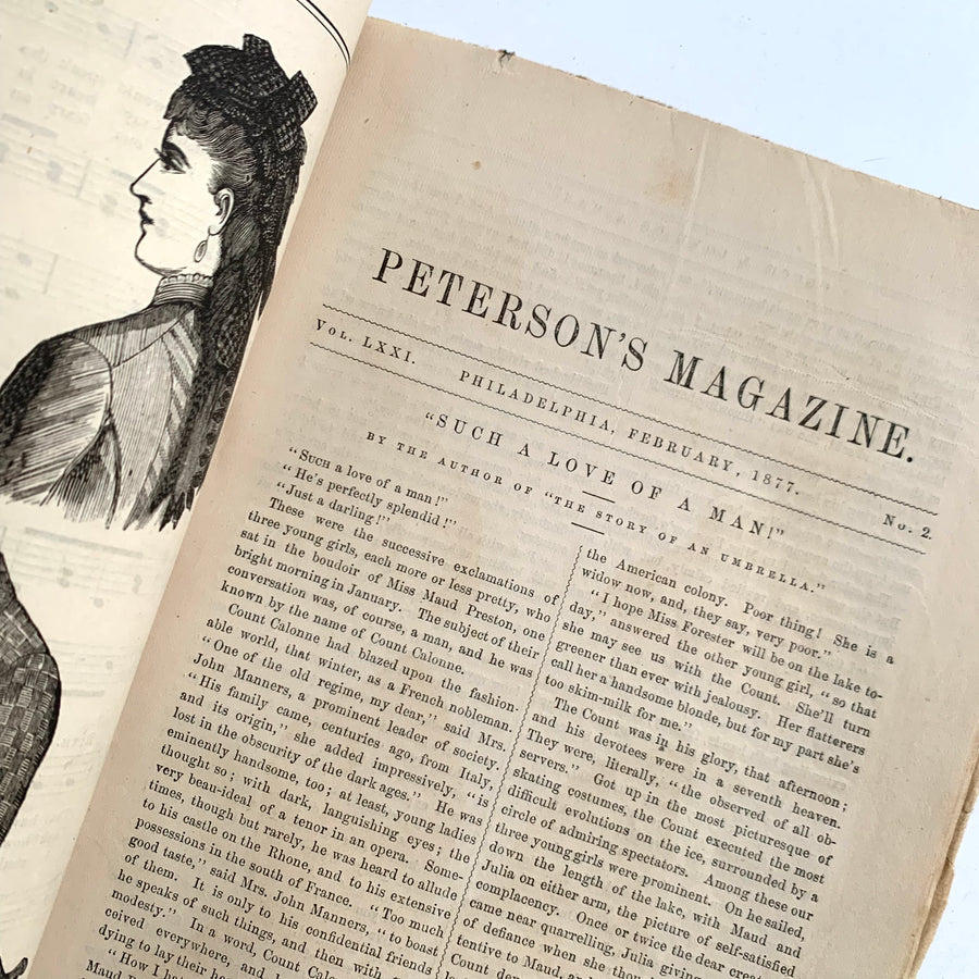 Peterson’s Ladies National Magazine, February 1877