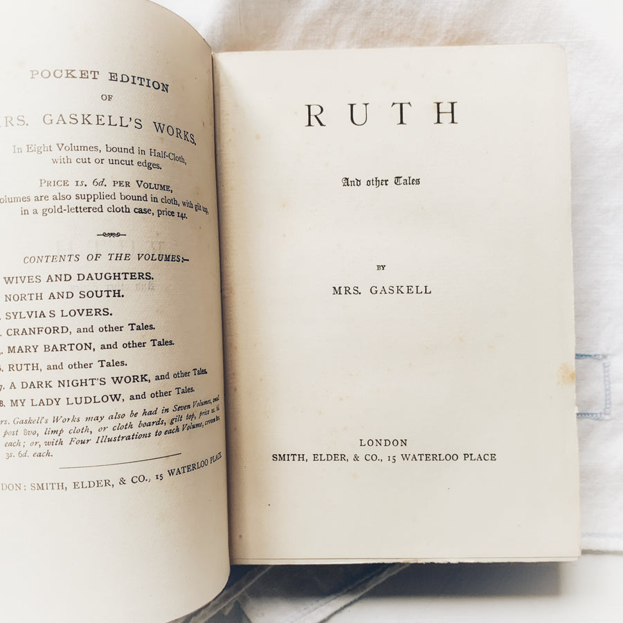 C. 1880s - Mrs. Gaskell’s Ruth and Other Tales