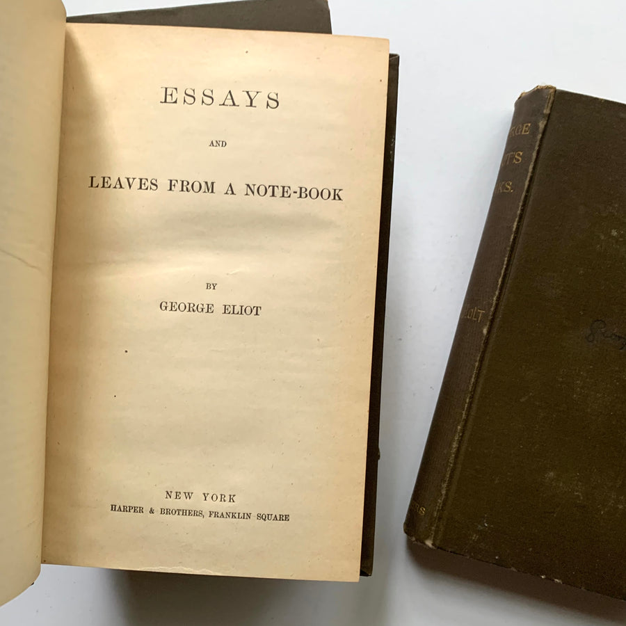 1883 - George Eliot’s Life and Works