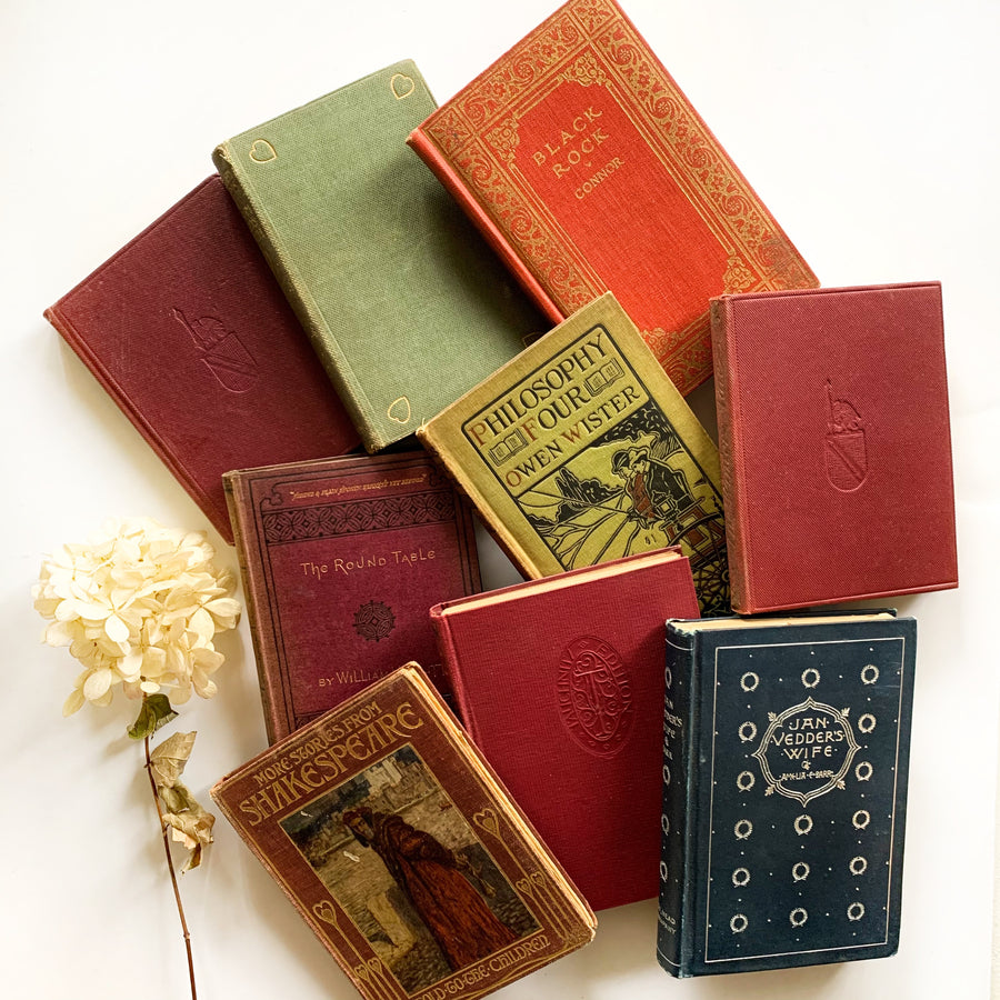 Small-Size Book Vintage/ Antique Book Set