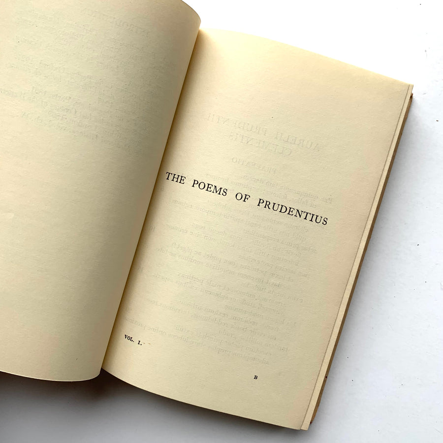 1949 - Prudentius, Vol I, Loeb Classical Library