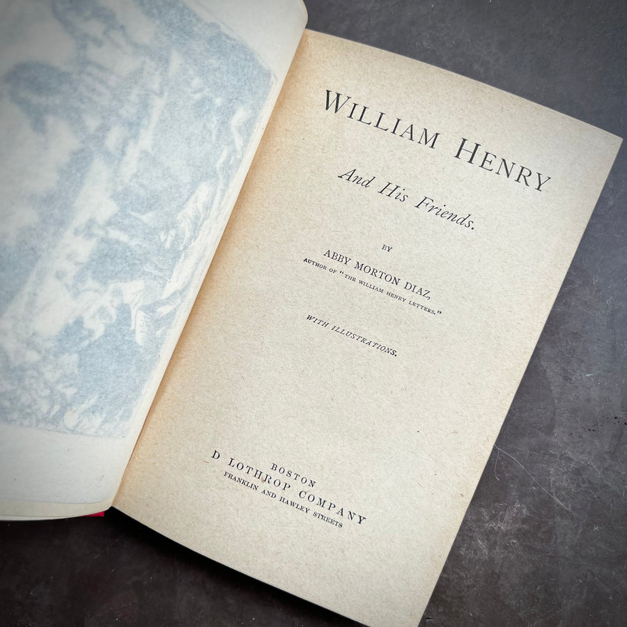 1871 - William Henry and His Friends, First Edition